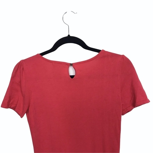 H&M Red Pink Short Sleeve Top - Picture 5 of 10